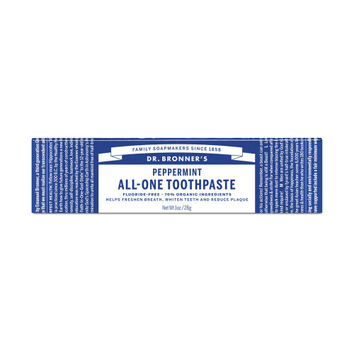 Dr. Bronner's PEPPERMINT All-One Toothpaste Zobu pasta 140g