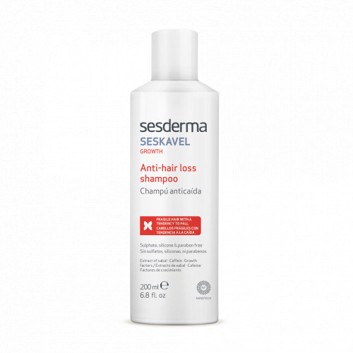 Sesderma Seskavel Growth Anti-Hair Loss Šampūns pret matu izkrišanu 200ml