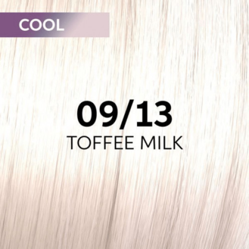 Wella Professionals Shinefinity Zero Lift Glaze Demi-Permanent Gela matu krāsa 60ml, 09/13 Toffee Milk
