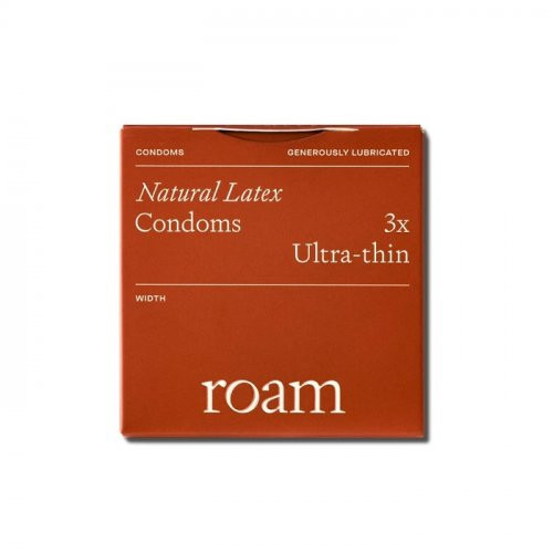 Roam Natural Latex Ultra-Thin Condoms Regular Fit Īpaši plāni prezervatīvi 4 vie.