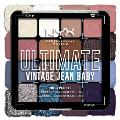 NYX Professional Makeup Ultimate Shadow Palette Acu ēnu palete 13.3g