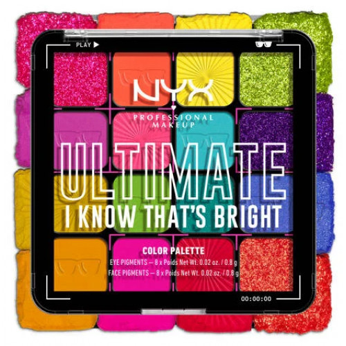 NYX Professional Makeup Ultimate Shadow Palette Acu ēnu palete 13.3g