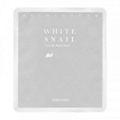 Holika Holika Prime Youth White Snail Tone Up Sheet Mask Sejas maska 1gab.