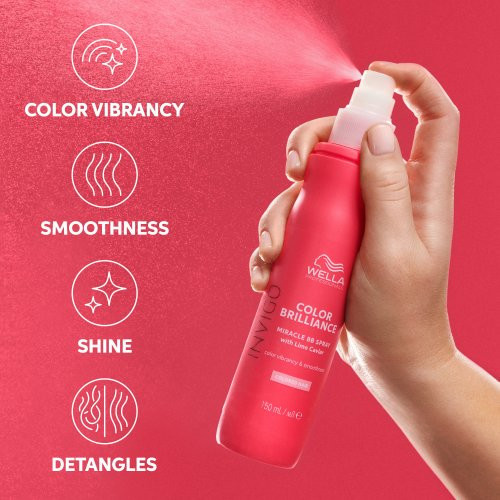 Wella Professionals Color Brilliance Miracle BB Spray Nenoskalojams BB sprejs krāsotiem matiem 150ml