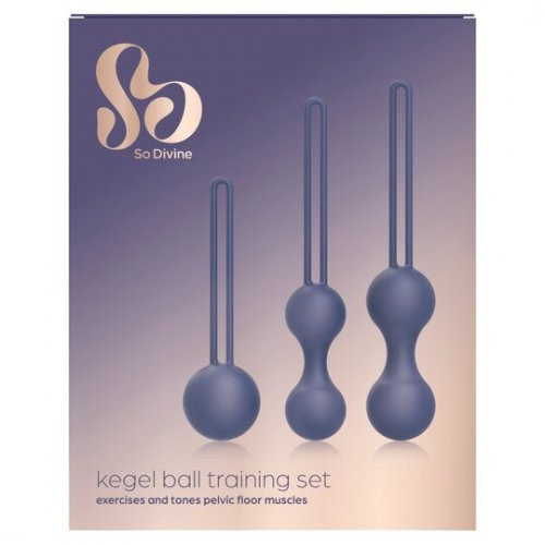 So Divine Kegel Ball Training Set Vaginālās bumbiņas 3 gab.