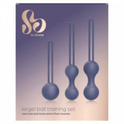 So Divine Kegel Ball Training Set Vaginālās bumbiņas 3 gab.