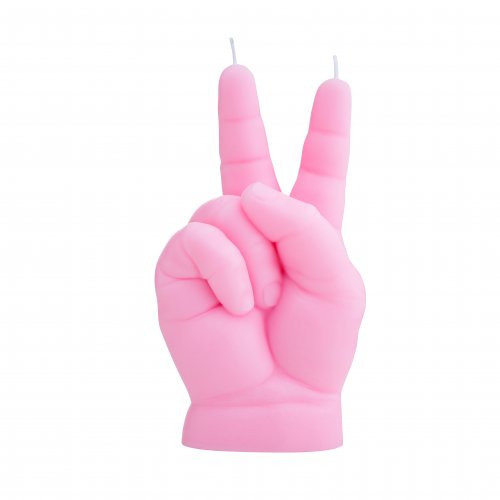 CandleHand Baby Peace Candle Svece Pastel Pink