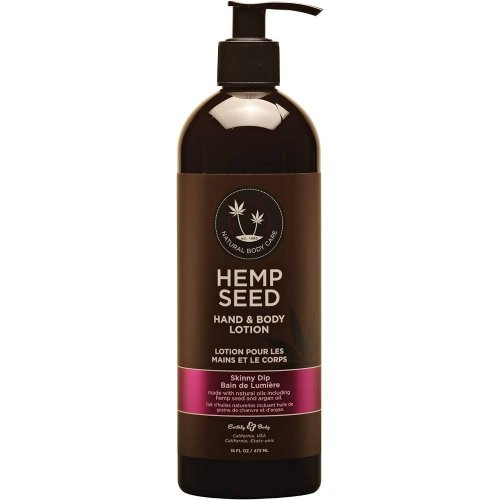 Hemp Seed Earthly Body Skinny Dip Roku un ķermeņa pieniņš 473 ml