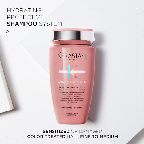 Kérastase Chroma Absolu Bain Chroma Respect Mitrinošs aizsargājošs šampūns 250ml