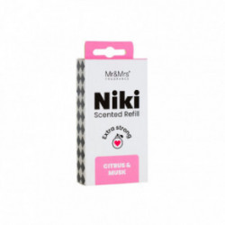 Mr&Mrs Fragrance Niki Citrus & Musk White & Black Camouflage Auto smaržas 1gab.