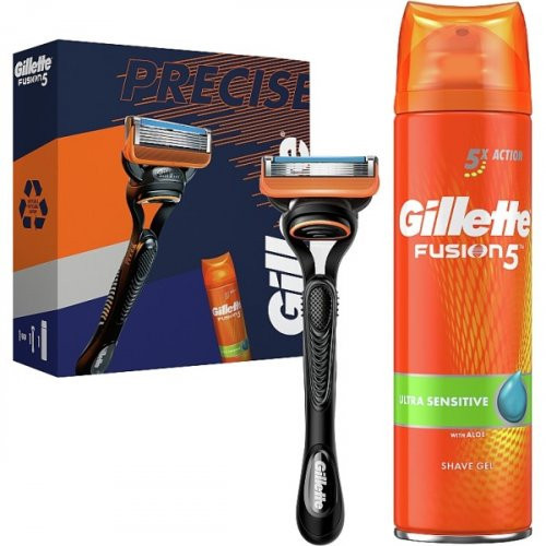 Gillette Fusion Precise Shaving Kit Skūšanas komplekts vīriešiem Komplekts