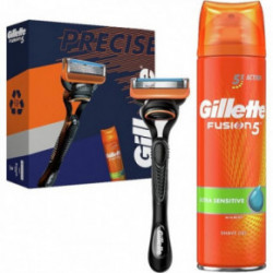 Gillette Fusion Precise Shaving Kit Skūšanas komplekts vīriešiem Komplekts