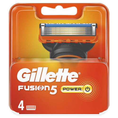 Gillette Fusion5 Power Skūšanās asmeņu galviņas 4gab