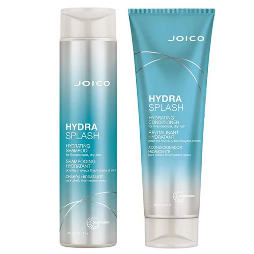 Joico Hydrasplash Shampoo & Conditioner Holiday Duo Mitrinošs komplekts plāniem matiem 300ml+250ml