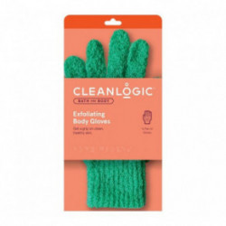 Cleanlogic Bath & Body Exfoliating Body Gloves Ķermeņa skrubja cimdi 1 pair