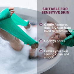 Cleanlogic Sensitive Skin Exfoliating Stretch Cloth Elastīgā auduma sūklis Coral