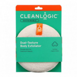 Cleanlogic Sustainable Dual-Texture Body Scrubber Ķermeņa pīlinga sūklis 1gab.