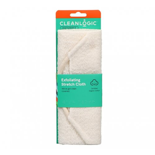 Cleanlogic Sustainable Exfoliating Stretch Cloth Ķermeņa mazgāšanas suklis 1gab.