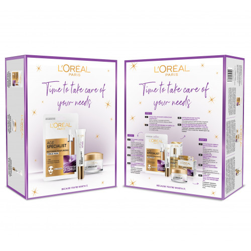 L'Oréal Paris Age Specialist 55+ Set Ādas kopšanas dāvanu komplekts