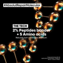 L'Oréal Professionnel Serie Expert Absolut Repair Molecular Serum Dziļi molekulāro struktūru atjaunojošs serums bojātiem matiem 250ml