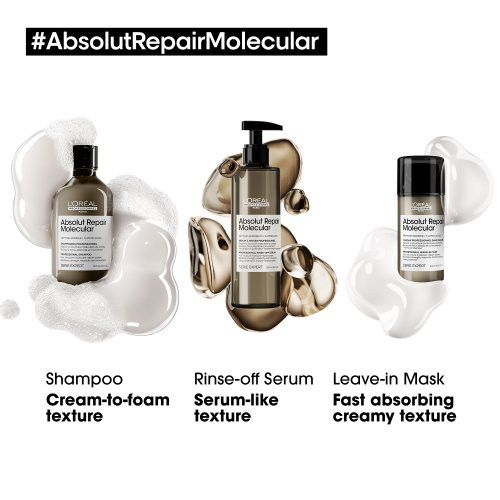 L'Oréal Professionnel Serie Expert Absolut Repair Molecular Serum Dziļi molekulāro struktūru atjaunojošs serums bojātiem matiem 250ml