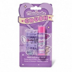 Martinelia Crush Hair Clips & Lip Balm Dāvanu komplekts metenēm Blueberry