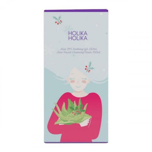 Holika Holika Aloe Skincare Kit Ķermeņa kopšanas kpmplekts ar alveju Komplekts