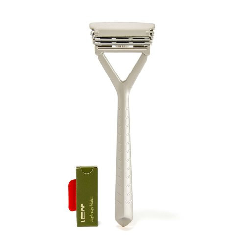 Leaf Shave The Leaf Pivoting Head Razor Trīs asmeņu skuveklis Prism