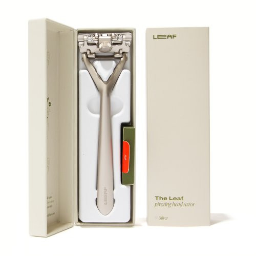 Leaf Shave The Leaf Pivoting Head Razor Trīs asmeņu skuveklis Prism