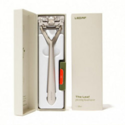 Leaf Shave The Leaf Pivoting Head Razor Trīs asmeņu skuveklis Prism