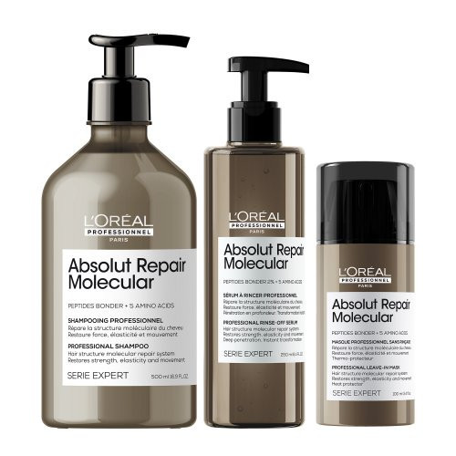 L'Oréal Professionnel Serie Expert Absolut Repair Molecular Kit Matu molekulāro struktūru atjaunojošs komplekts Komplekts