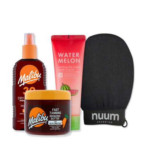 KlipShop Vasarīgs ķermeņa kopšanas komplekts perfektam iedegumam