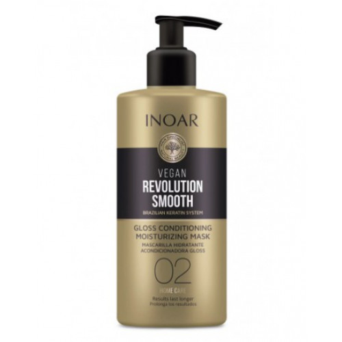 Inoar Vegan Revolution Smooth Glos Conditioning Moisturizing Mask Step 2 Mitrinoša maska 350ml