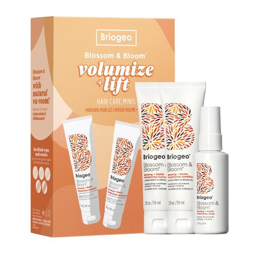 Briogeo Blossom & Bloom Volumize & Lift Hair Care Minis Matu komplekts