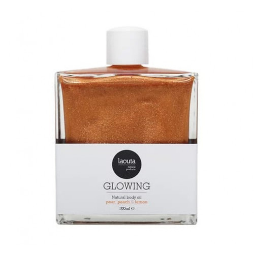 Laouta Deep Hydrating Body Dry Oil Glowing Pear Peach & Lemon Mitrinoša mirdzumu piešķiroša ķermeņa eļļa 100ml