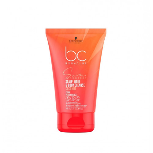 Schwarzkopf Professional BC Sun Protect Scalp, Hair & Body Cleanse Šampūns matiem un ķermenim 200ml