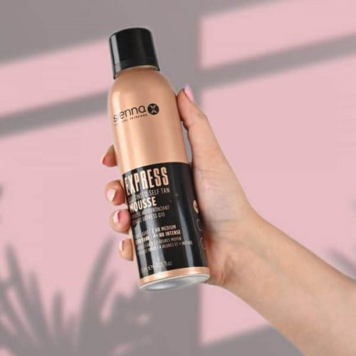 Sienna X Express Q10 Tinted Self Tan Mousse Pašiedeguma putas 200ml