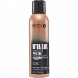 Sienna X Ultra Dark Tinted Self Tan Mousse Īpaši tumšas pašiedeguma putas 200ml