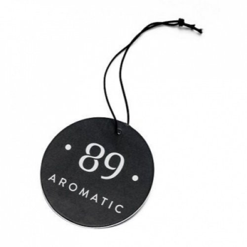 Aromatic 89 Hanging Paper Air Freshener Piekaramais papīra gaisa atsvaidzinātājs Black Grapes