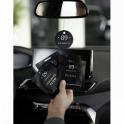 Aromatic 89 Hanging Paper Air Freshener Piekaramais papīra gaisa atsvaidzinātājs Black Grapes