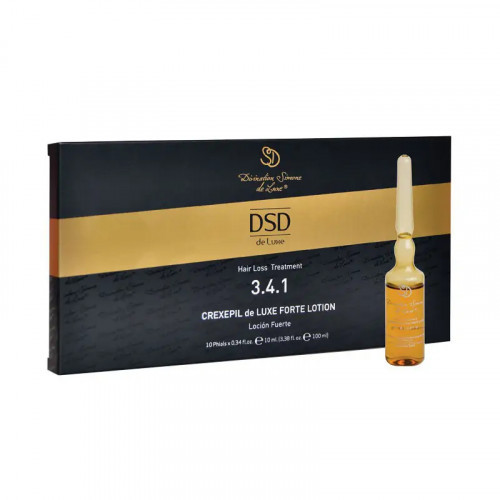 DSD de Luxe 3.4.1 Crexepil De Luxe Forte Lotion Intensīvs losjons matu izkrišanas apturēšanai un galvas ādas mikrocirkulācijas stimulēšanai 10ml