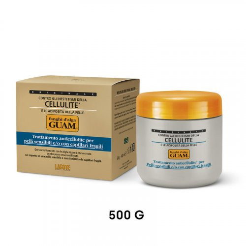 Guam Anti-Cellulite Mask Pretcelulīta maska no aļģēm jutīgai ādai ar trausliem kapilāriem 500g