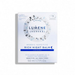 Lumene Nordic Sensitive [Herkkä] Rich Night Balm Barojošs nakts balzams bez smaržvielām 50ml