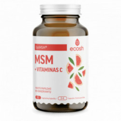 Ecosh MSM + Vitamin C Uztura bagātinātājs MSM + vitamīns C 160 kapsulas