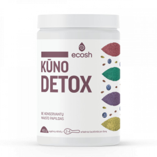 Ecosh Body Detox Uztura bagatinatajs ķermeņa attīrīšanai 400g