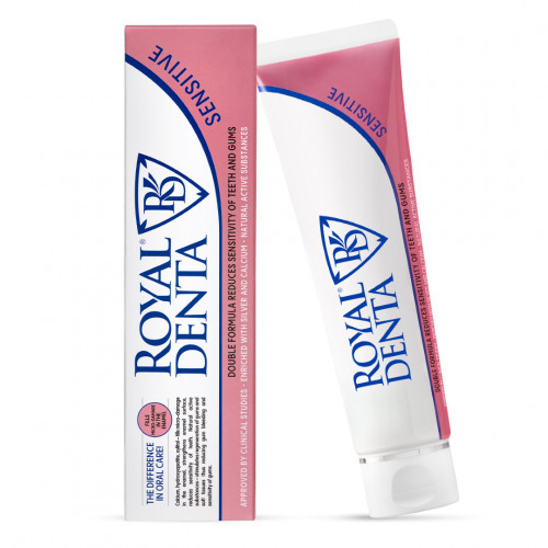 Royal Denta Toothpaste With Silver For Sensitive Teeth Zobu pasta jutīgiem zobiem 130 g