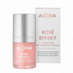 Alcina Rosé Effect Eye Cream Maskējošs pretgrumbu acu krēms 15 ml