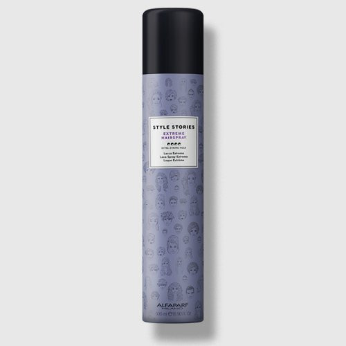 AlfaParf Milano Style Stories Extreme Hairspray Īpaši stipras fiksācijas matu laka 500ml