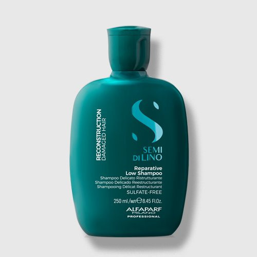 AlfaParf Milano Semi Di Lino Reconstruction Reparative Low Shampoo Šampūns bojātiem matiem 250ml