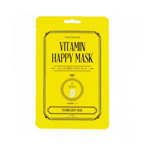Kocostar Vitamin Happy Mask Sejas maska ar C vitamīnu 1gab.